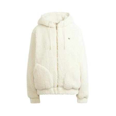 Adidas Originals, Sherpa Jacket Beige, Dames, Maat:S