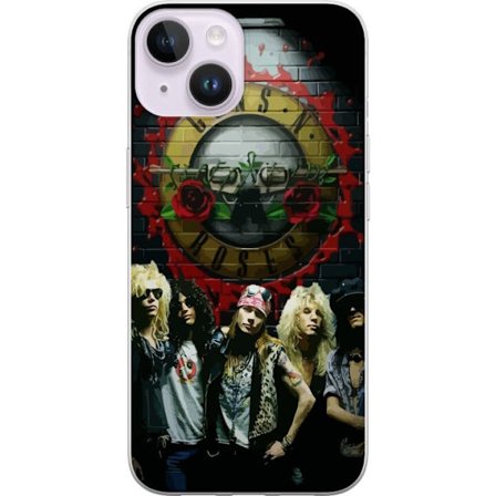 Kompatibelt Mobilskal till Apple Apple iPhone 15 Plus Guns N Roses Rock Musik Band