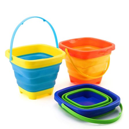 Sammenleggbar liten bøtte