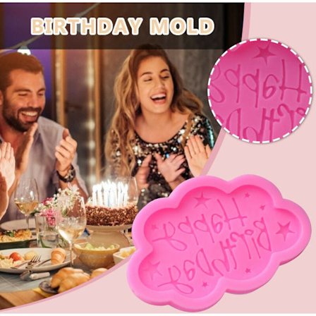 Gratulerer med dagen Mugg Sjokolade Silikon Bokstav Mugg Stor Kake Bokstav Mugg