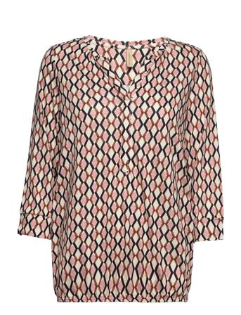Sc-Felicity Aop Bluse Langermet Multi/mønstret Soyaconcept