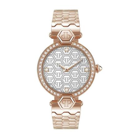 Philipp Plein Watches Pink, Dame Ure, Størrelse: ONE Size