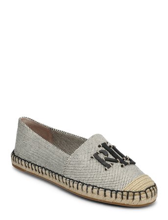 Lauren Ralph Lauren Cameryn Iii Canvas & Leather Espadrille - Black - 40