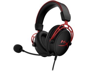 HyperX Cloud Alpha Red HX-HSCA-RD/EM - Fyndvara - Bekvämt gamingheadset med dubbla kammare