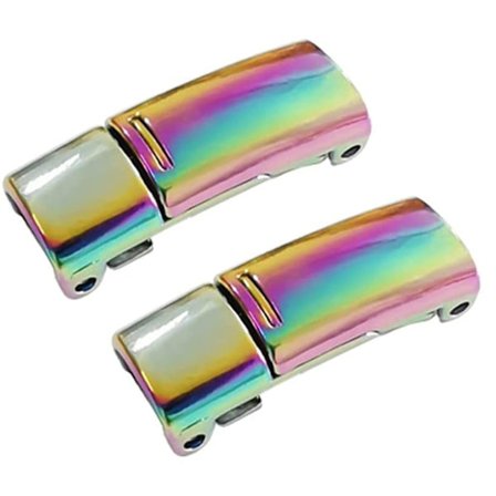 1 Par Magnetiske Skolisser Lås Ingen Binding Elastiske Skolisser Spenne One Size Fits All Sko (2 stk, Farge)