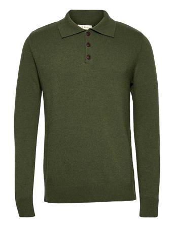 Kier L/S Polo Green Far Afield