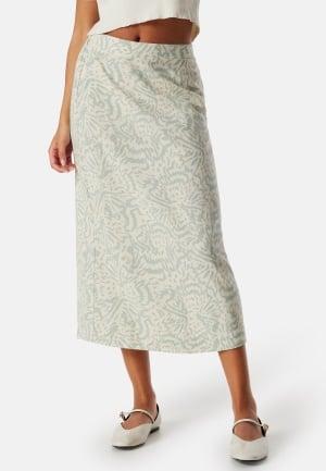 VERO MODA Vmmymilo High Waist 7/8 skirt S Green/Patterned Hameet Dam