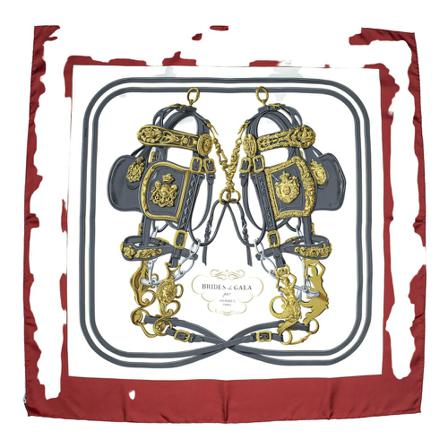 Hermès Vintage, Pre-owned Scarf Rood, Dames, Maat:ONE Size