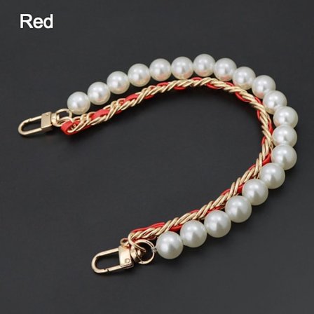 Pearl Strap Väskor Handväska Handtag RÖD