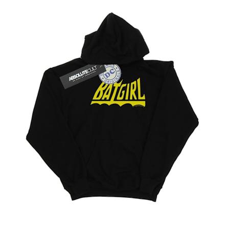 DC Comics Batgirl Logo Hoodie M Svart Black M