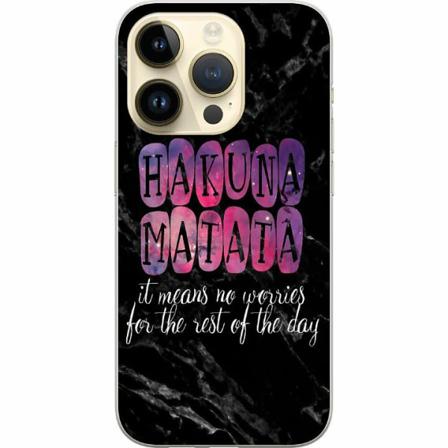 Apple Iphone 14 Pro Mjukt Skal - Hakuna Matata