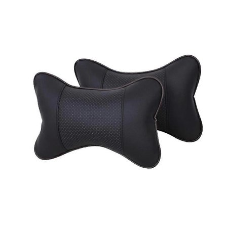 2 stk. bil nakkepute Praktisk nakkestøttepute Universal nakkestøtte Nakkebeskytter Nakkepute Svart