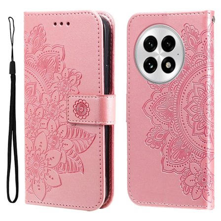 SKALO OnePlus 13 Mandala Flip Cover - Pink