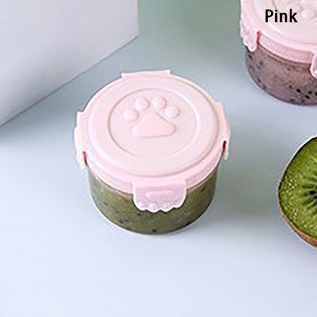 1 stk Plastdressingbeholder Saus Salat Kjøleskap Oppbevaringskrukke