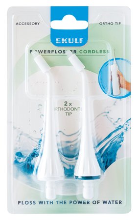 Ekulf Power Flosser cordless orthodontic tip