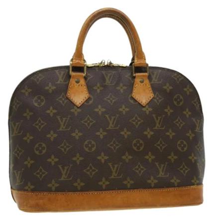 Louis Vuitton Vintage, Pre-owned Canvas handbags Bruin, Dames, Maat:ONE Size,leer
