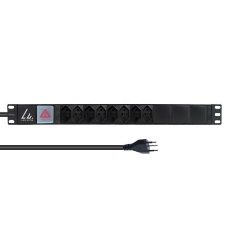 Lanview 19" rack mount power strip, 8