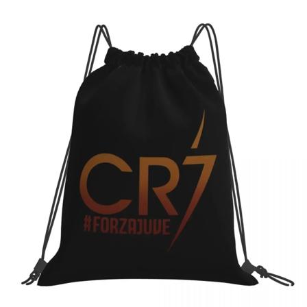 Cristiano Ronaldo Cr7 Rygsæk Bærbar Snørebåndstaske Lomme Gym Taske 6 6 One Size