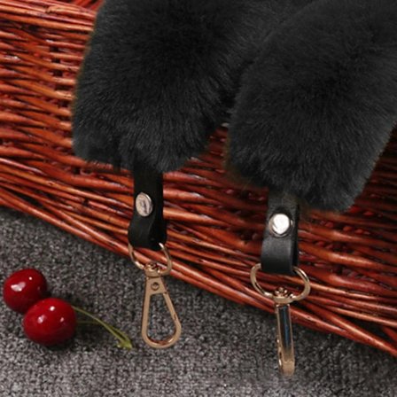 Taske Rem Håndtaske Skulderrem SORT Sort