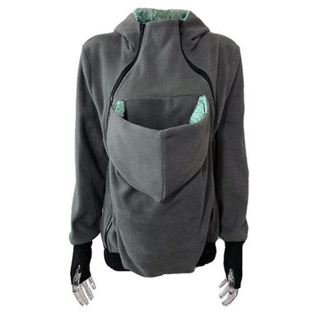 Kvinnor Gravid Baby Hoodie 3 In 1 Multifunktion Sweatshirt Jackor