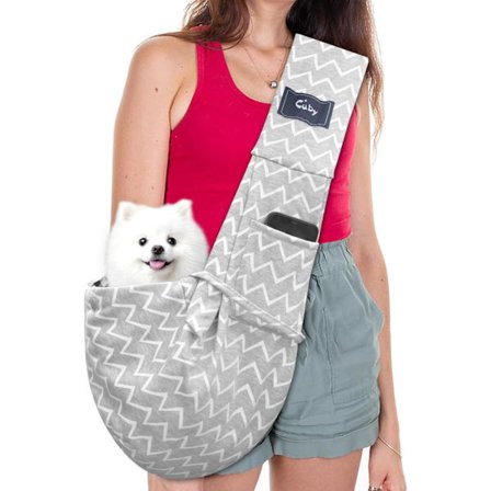 Hundehvalp Pet Sling Carrier, Hundetasker til Små Hunde Vendbar Håndfri Hvalp Kat Blød Komfortabel Hundetaske