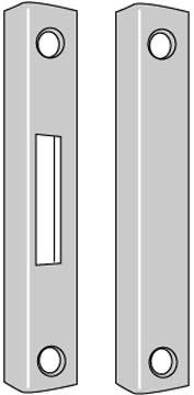 ASSA 1592 Slutbleck till skåplås 1592, Dörrar