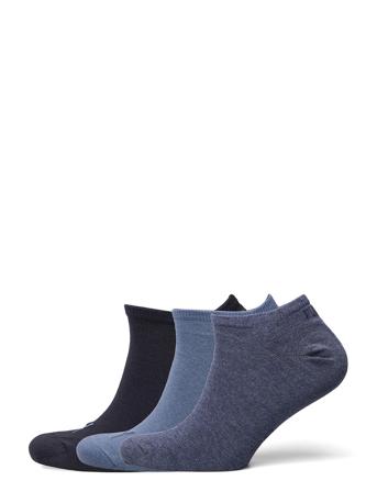 Puma Unisex Sneaker Plain 3P Nilkkasukat Lyhytvartiset Sukat Sininen PUMA