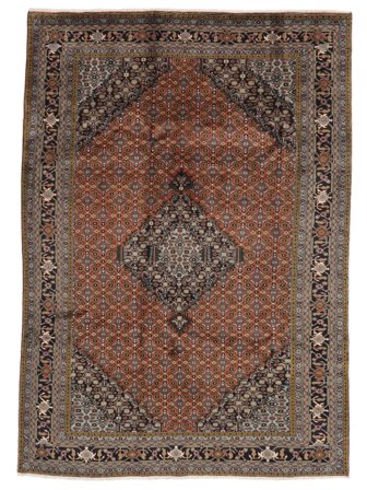 198X285 Alfombra Oriental Ardabil Marrón/Negro (Lana, Persia/Irán)