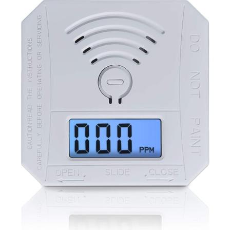 Kolmonoxiddetektor CO-gasmonitor LED-digitaldisplay
