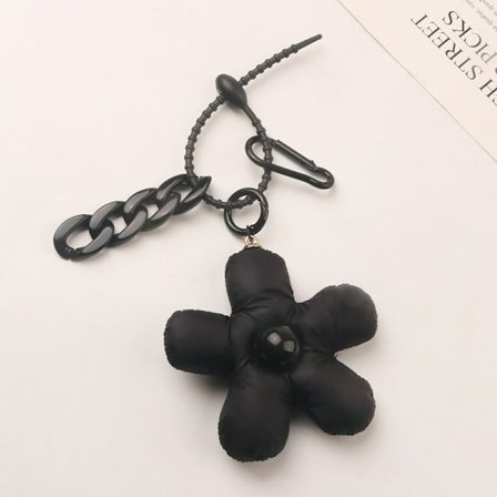 Mote nøkkelring anheng Veske Charm Flower Accessories Håndveske O
