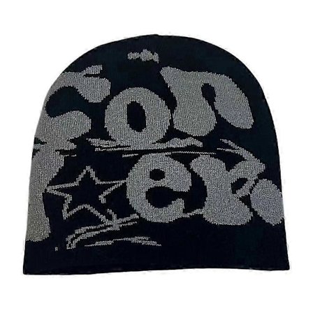 Mössor för kvinnor Y2K Stickad mössa Vinterstickad mössa