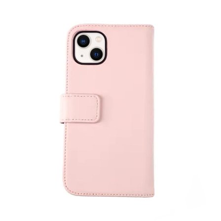 iPhone 13 Mini Plånboksfodral Läder Rvelon - Rosa
