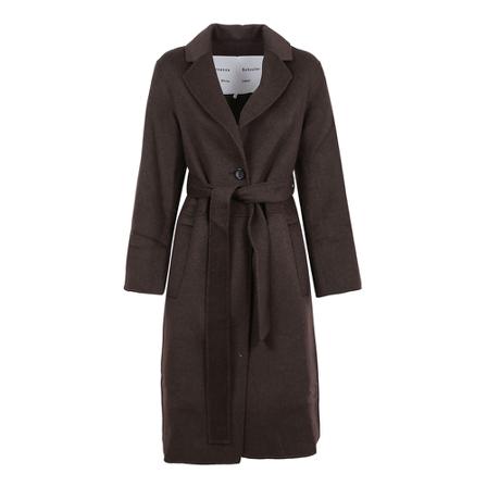 Proenza Schouler Belted Coats Brun, Dame Uldfrakker