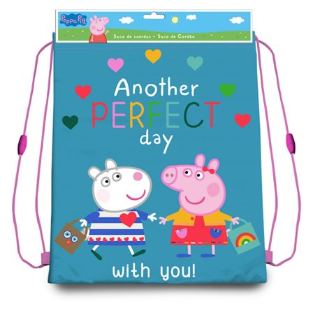 Peppa Pig träningsväska gympåse 40 cm