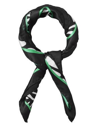 Zelda Sia Scarf Accessories Scarves Lightweight Scarves Svart Becksöndergaard