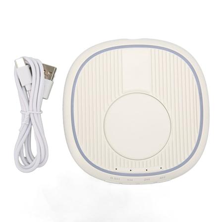 Uoppdagelig musebevegelse med justerbar timer LED-indikator USB C Slim Quiet Ultra Slim musejiggler for å holde PC bærbar PC aktiv hvit