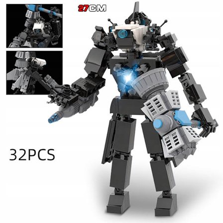 Titan TV Man Lelu Toalett Man Hammer Monitor Man Rakennuspalikka Sound Man 4