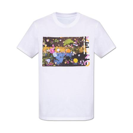 Kenzo - T-shirts - Vit - Herr - Storlek: L, Herr, Storlek: L