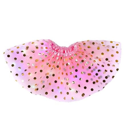 LED Tutu Nederdel Dance Pettiskirt PINK