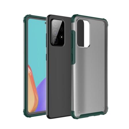 Samsung Galaxy A52 / A52s - Shockproof Hybrid Armor Skal - Grön Green Grön