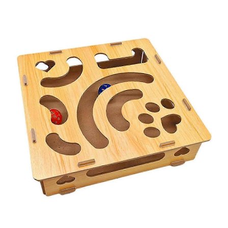 Katte Neglefil Berikelseskasse Robust Sikker Konstruksjon for Små Medium Store Katter