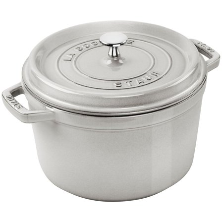Staub La Cocotte gjutjärnsgryta 4,8 liter, white truffle | Matlagning > Kokkärl & Stekpannor > Grytor > Gjutjärnsgryta | Bagaren och Kocken