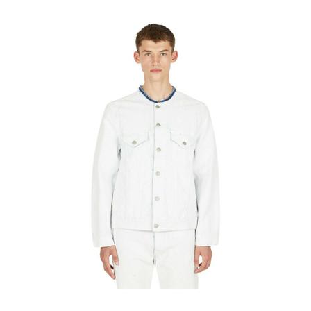 Maison Margiela, Jackets Wit, Heren, Maat:2XL,Katoen