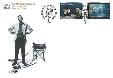 Sverige - Ingmar Bergman - Førstedagskuvert