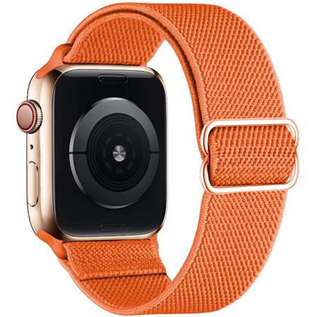 iWatch 7 uusi joustava nylon s dett v venyv kudottu Apple-hihna oranssi 38mm40mm41mm orange