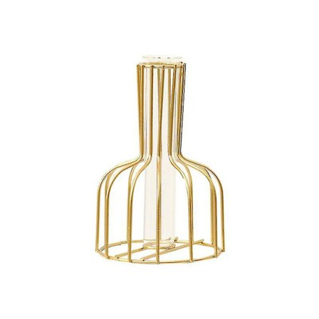Nordisk Ins Smidesjärn Guld Hydroponisk Vas Dekoration
