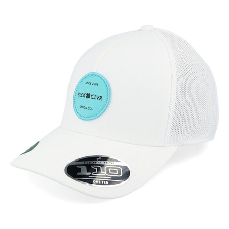 Black Clover - Bílá trucker Kšiltovka - Engraved 4 White Hat W White Mesh W Patch Trucker @ Hatstore