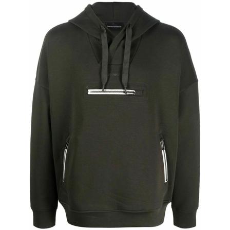Emporio Armani Hoodies grön, Herr, Herr, Storlek: 2XL