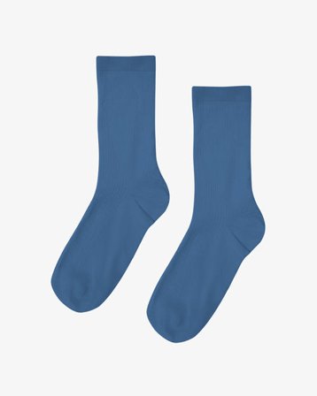 Women Classic Organic Sock - Petrol Blue - Female - 36-40