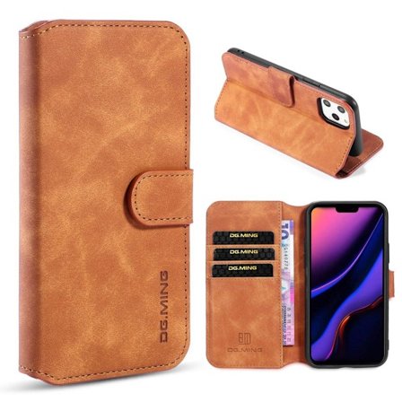 DG.MING iPhone 11 Pro Max Retro Veske - Brun